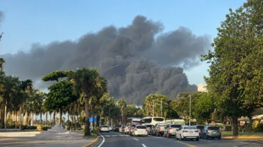 ¿Qué se sabe del accidente que incendió un camión de combustible en el Malecón?