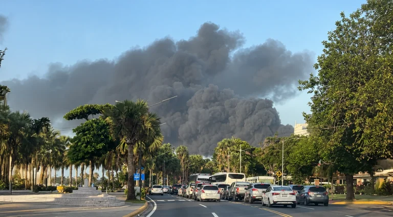 ¿Qué se sabe del accidente que incendió un camión de combustible en el Malecón?