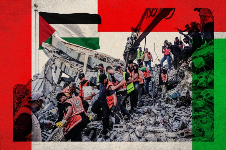 Gaza alerta que 2.000 edificios podrían derrumbarse: uno colapsó con unas 100 personas dentro