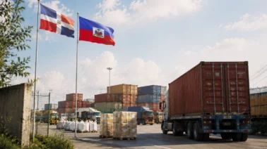 Efecto en la frontera: La crisis de Haití dispara el tránsito de mercancías a través de República Dominicana