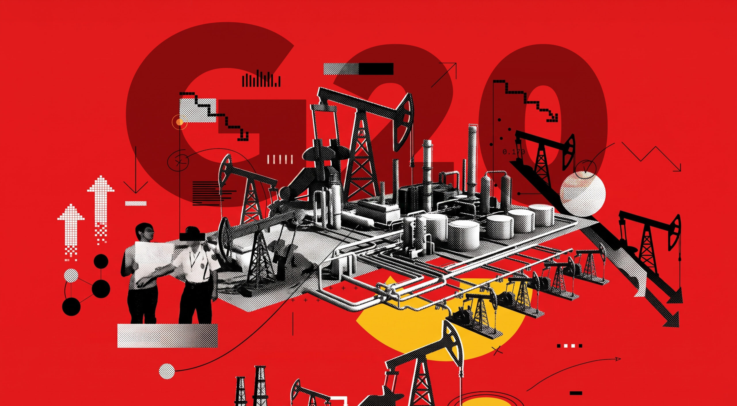 El crecimiento del PIB del G20 se desacelera una décima, al 0.7 %