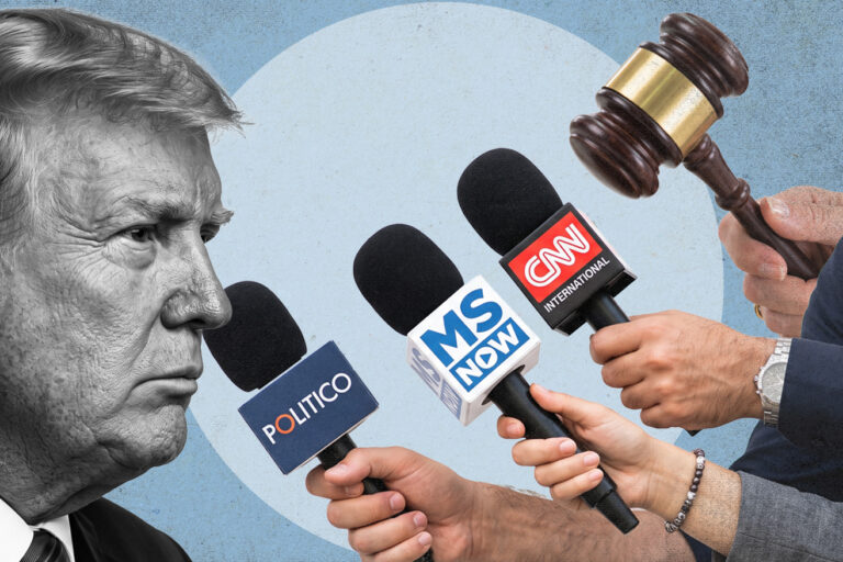 CNN, MS NOW y Politico demandan a Trump por prohibirles el acceso a la Casa Blanca