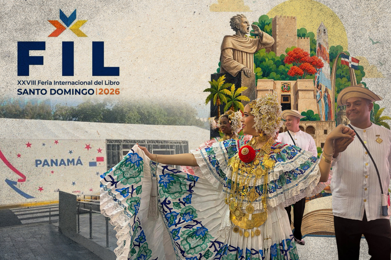 Panamá inaugura su pabellón como país invitado de la Feria del Libro de Santo Domingo