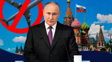 Zelenski advierte que el cielo ruso dejará de ser seguro y Putin responde: “Obstaculiza la paz”