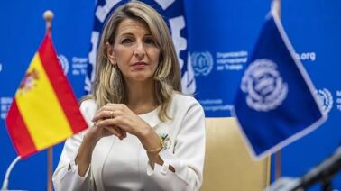Yolanda Díaz quiere dirigir la OIT y plantea una reforma para una institución en crisis