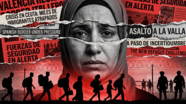 Atrapadas en Ceuta: mujeres migrantes duermen entre lluvia y barro sin poder regresar a Marruecos