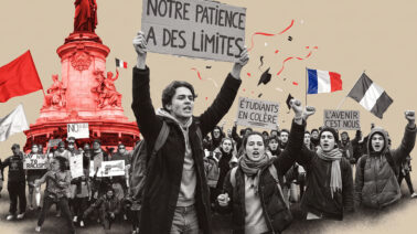 Protestas en Francia: estudiantes bloquean 200 institutos y mantienen la presión sobre el Gobierno de Macron