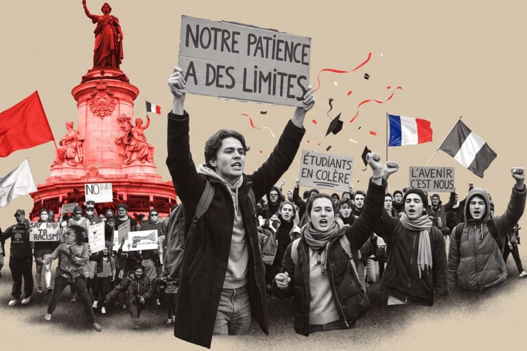 Protestas en Francia: estudiantes bloquean 200 institutos y mantienen la presión sobre el Gobierno de Macron