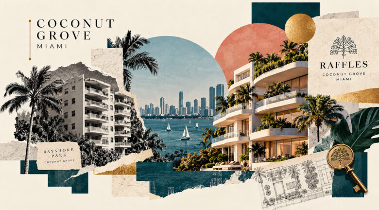 Coconut Grove, en Miami, atrae a las grandes fortunas ¿Cuánto vale la privacidad donde casi no queda terreno para construir?