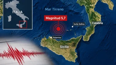 Terremoto de magnitud 5,7 sacude Italia hoy: epicentro, zonas afectadas y réplicas