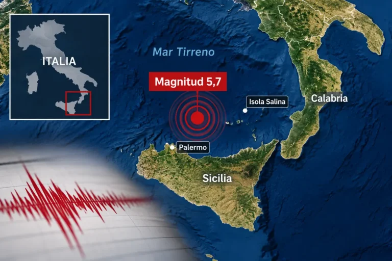 Terremoto de magnitud 5,7 sacude Italia hoy: epicentro, zonas afectadas y réplicas